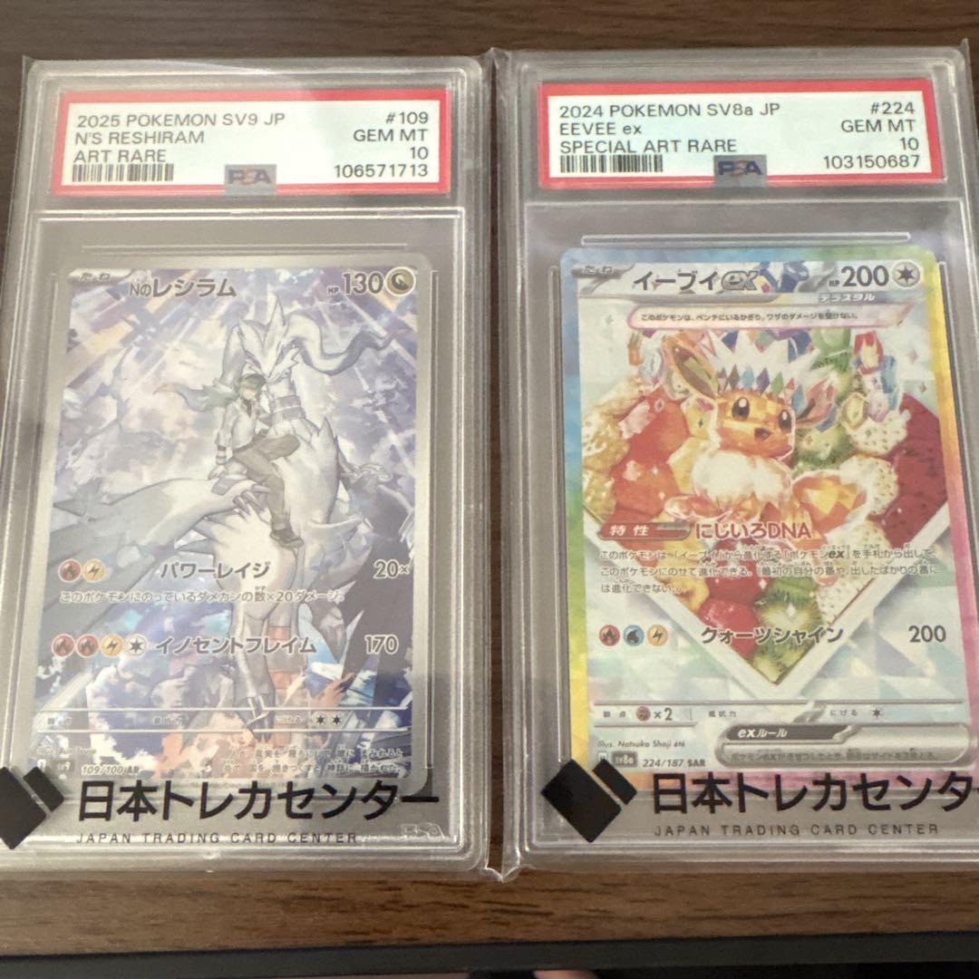 Nのレシラム ar イーブイ ex sar PSA10