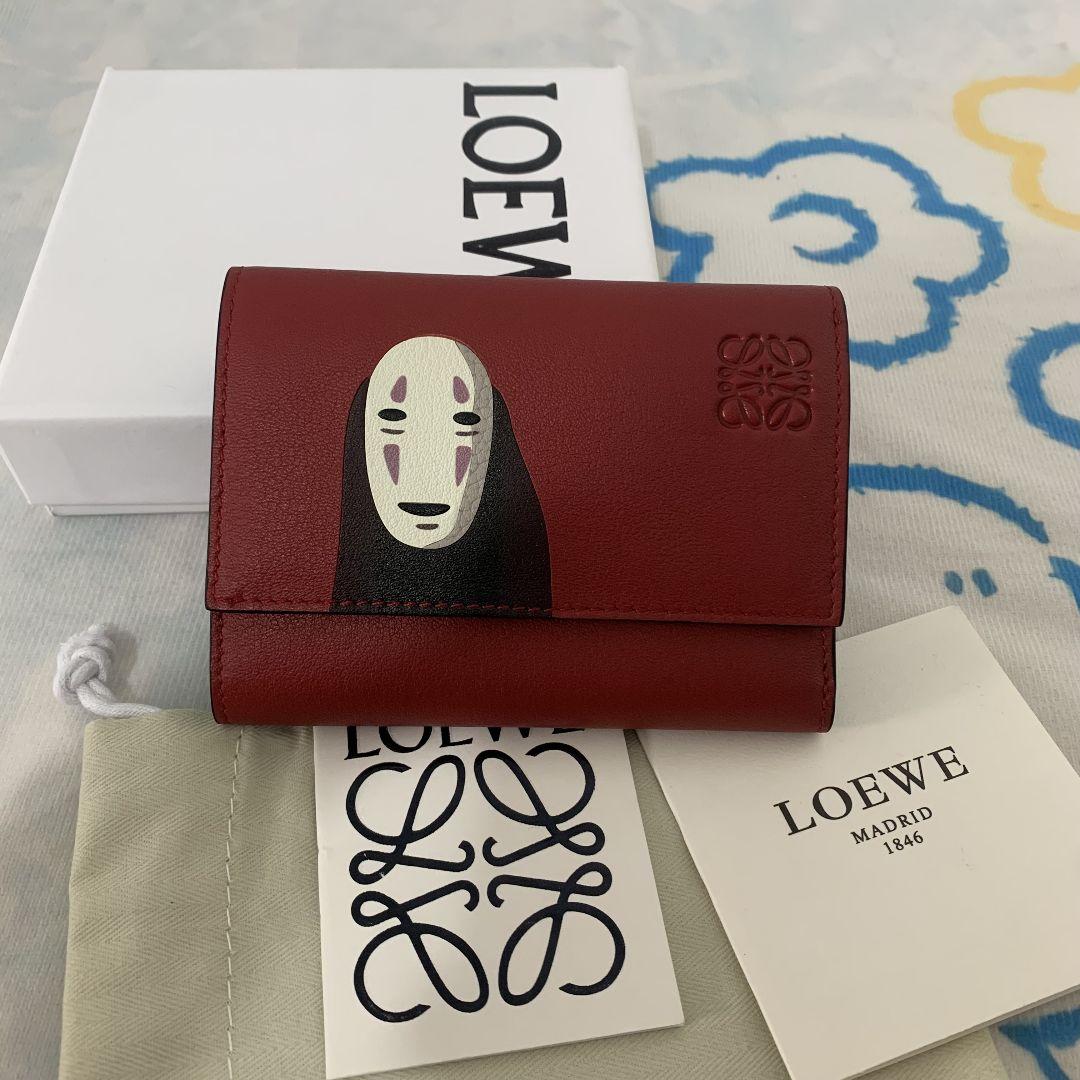 限定セール ロエベ千と千尋の神隠し カオナシ 三つ折り財布 小物