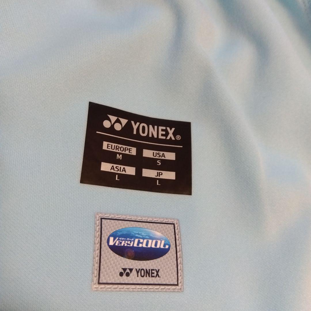 美品✨①YONEX ハーフパンツ／ベリークール／ユニ L／アクアブルー／数量限定