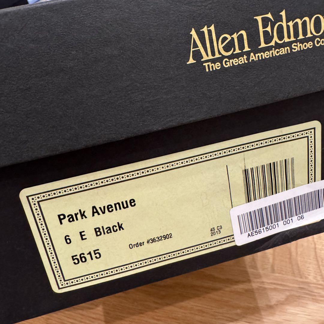 Allen Edmonds Park Avenue 黒 6E