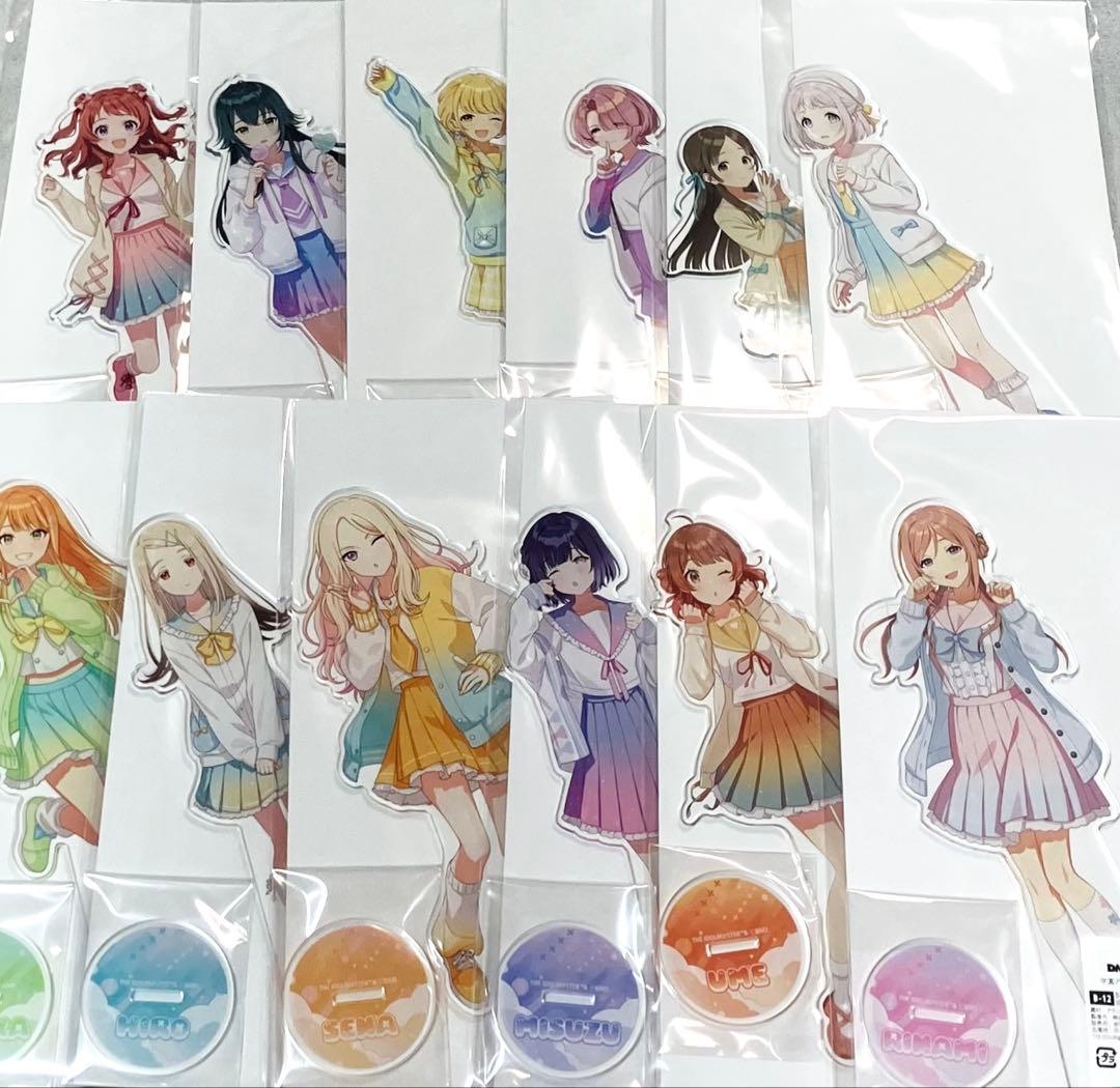学園アイドルマスター B賞 BIGアクリルスタンド 全12種コンプ