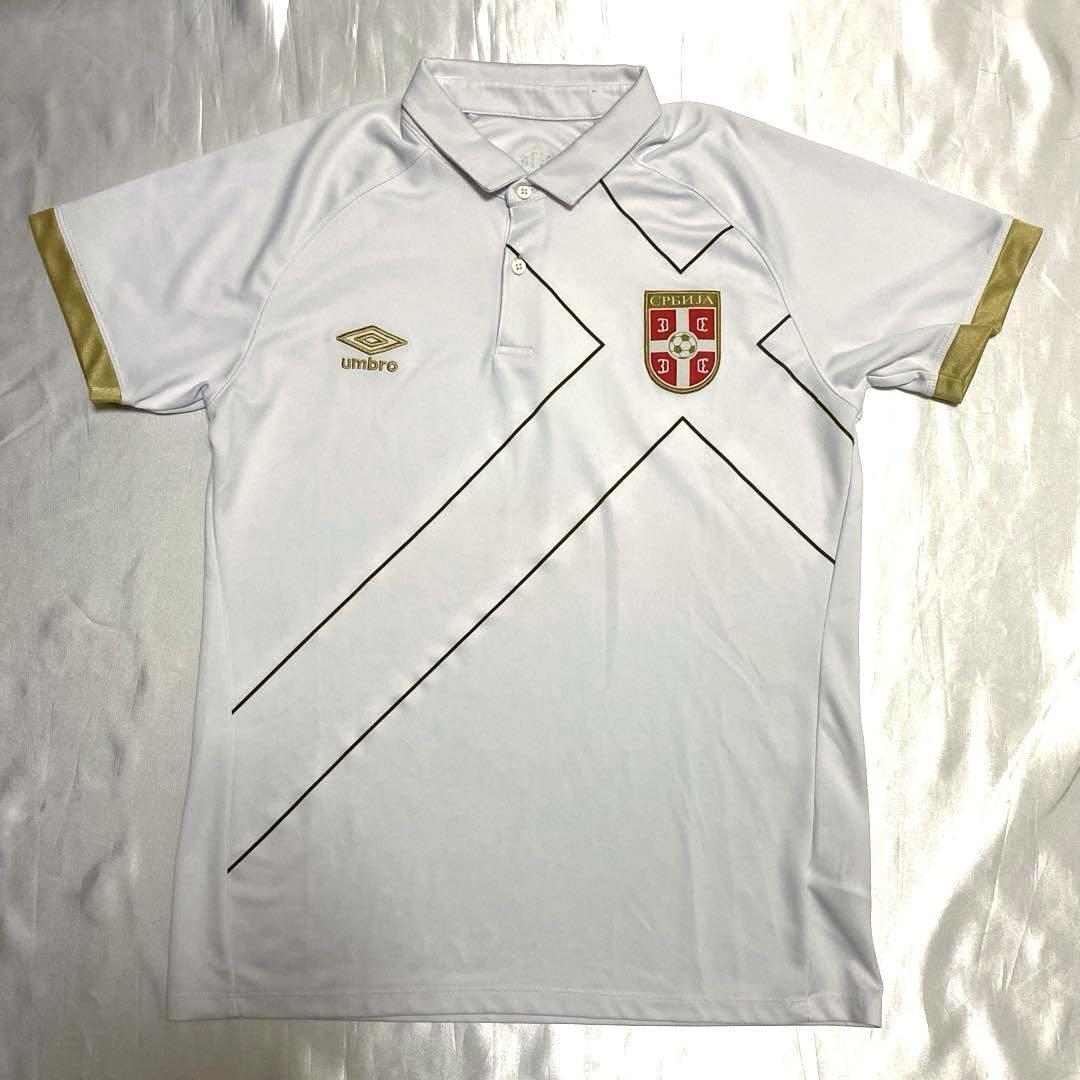 umbro セルビア代表 14/15 アウェイ ユニフォーム/ゲームシャツ M