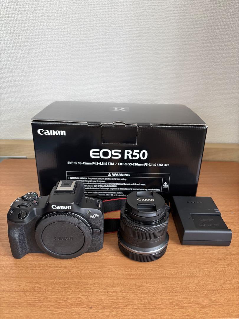 Canon EOS R50 RF-S18-45 IS STMレンズ付き