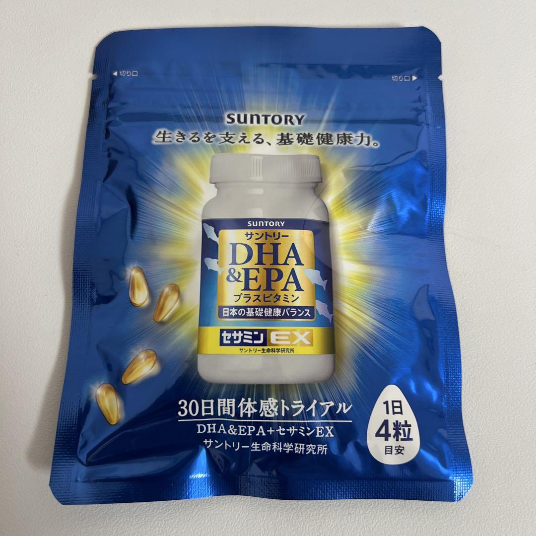 SUNTORY DHA&EPA 新品セサミンEX 30日分 120粒 - メルカリ