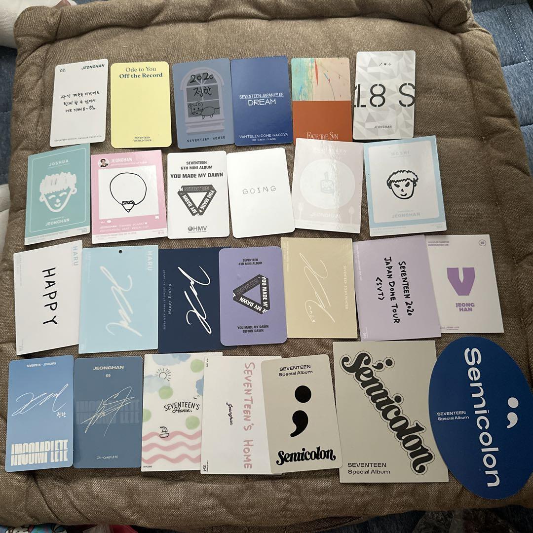 SEVENTEEN タレントカード 26枚セット