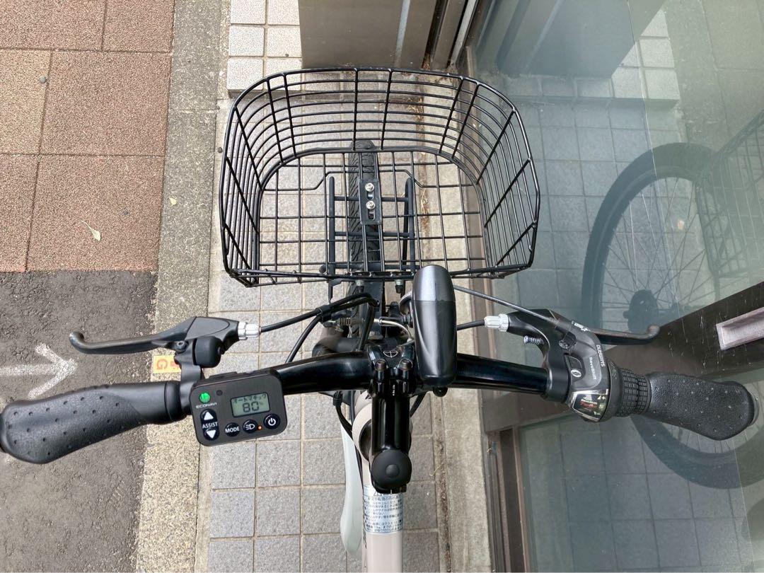 電動自転車 №3511 パナソニック ハリアー 26インチ ベージュ
