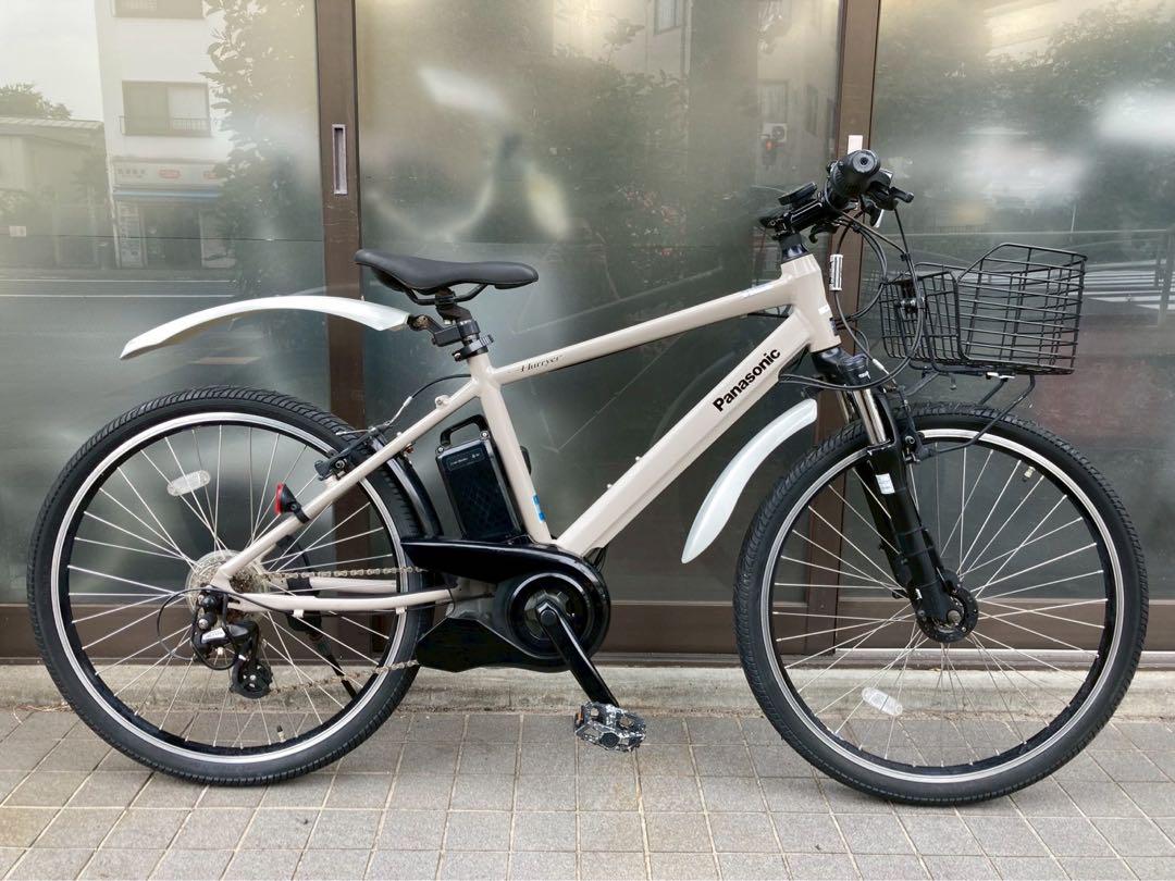 電動自転車 №3511 パナソニック ハリアー 26インチ ベージュ