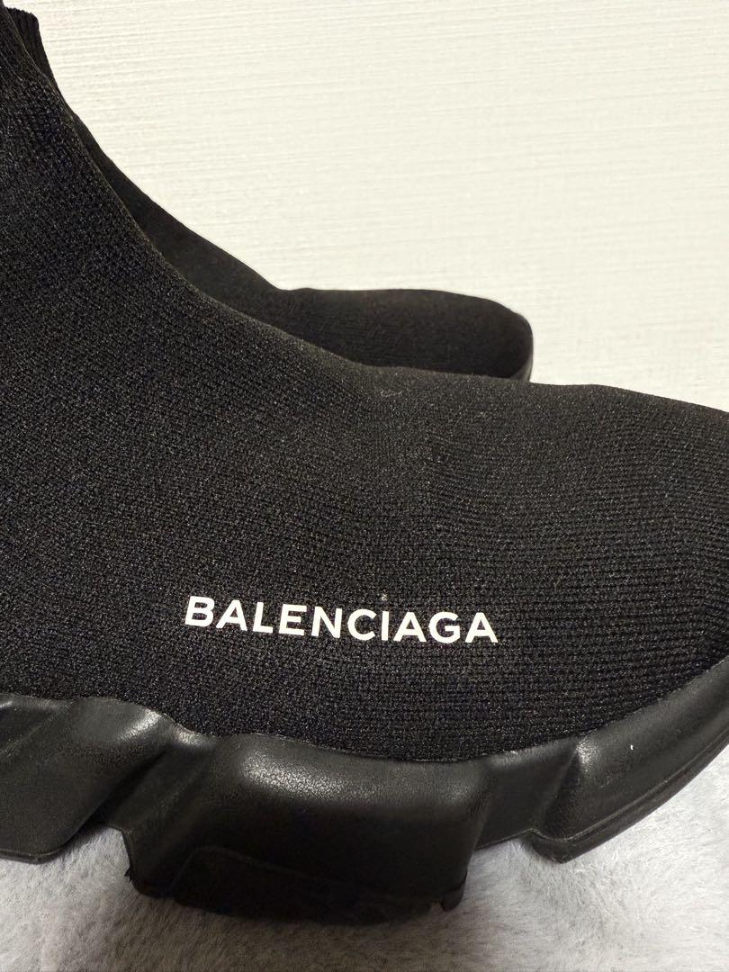 BALENCIAGA ブラック ニットスニーカー