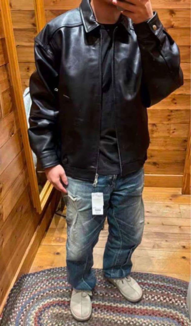 ジャケット・アウター BEAMS 24SS Vintaga Leather zip blouson BEAMS 24SS Vintaga Leather zip blouson