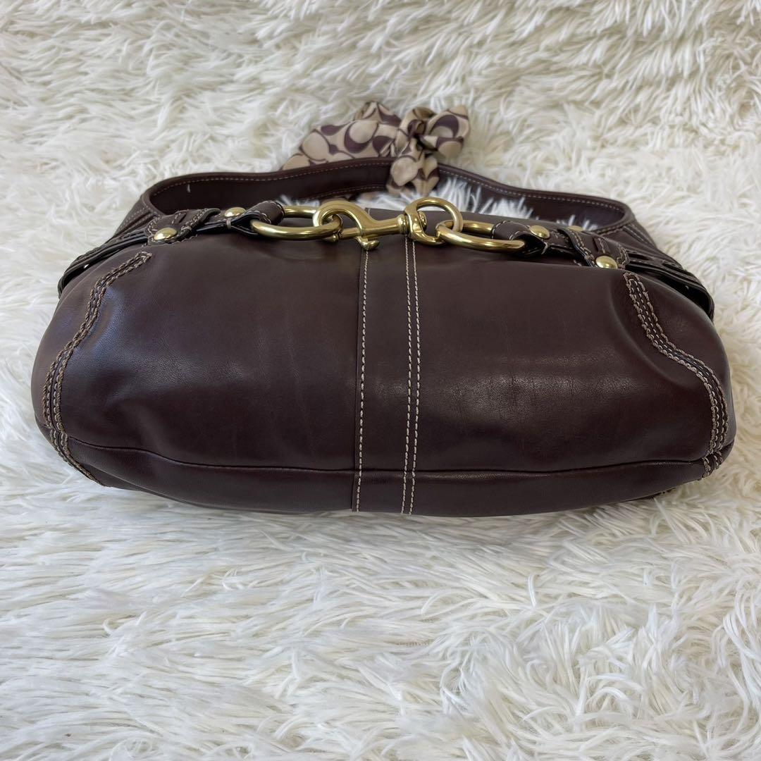 コーチ COACH ワンショルダーバッグ 肩掛け スエード ブラウン タッセル コーチ COACH ワンショルダーバッグ 肩掛け スエード ブラウン