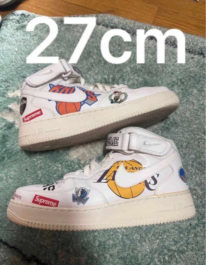 Supreme × NBA × Nike Air Force 1 Mid '07