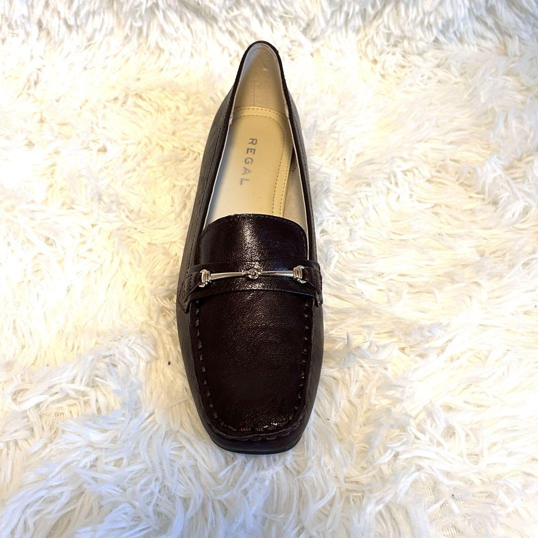 ⭐︎美品⭐︎ REGAL リーガル ダークブラウン モカシン パンプス