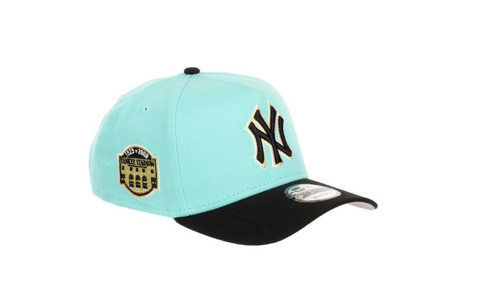 おしゃれ★NEW ERA ニューヨーク・ヤンキース ティファニーブルー キャップ