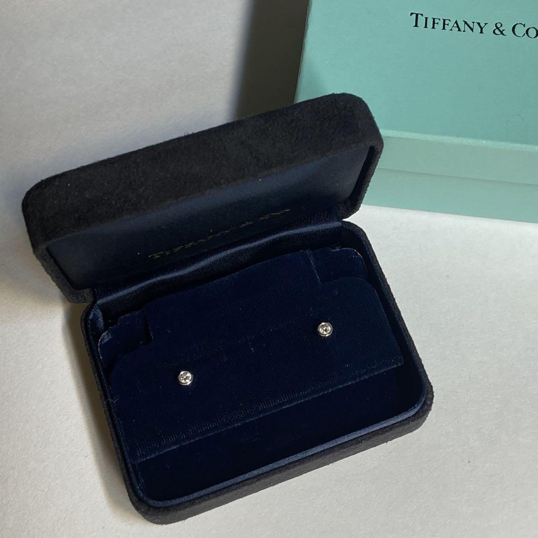 Tiffany & Co. ピアス バイザヤード スクリューキャッチ PT950