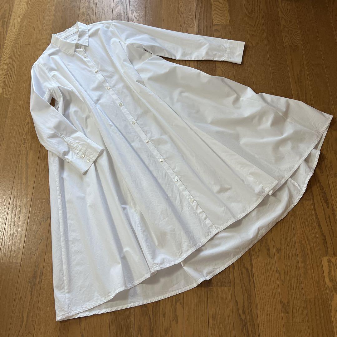 MIDIUMISOLID シャツワンピース ロング丈 長袖