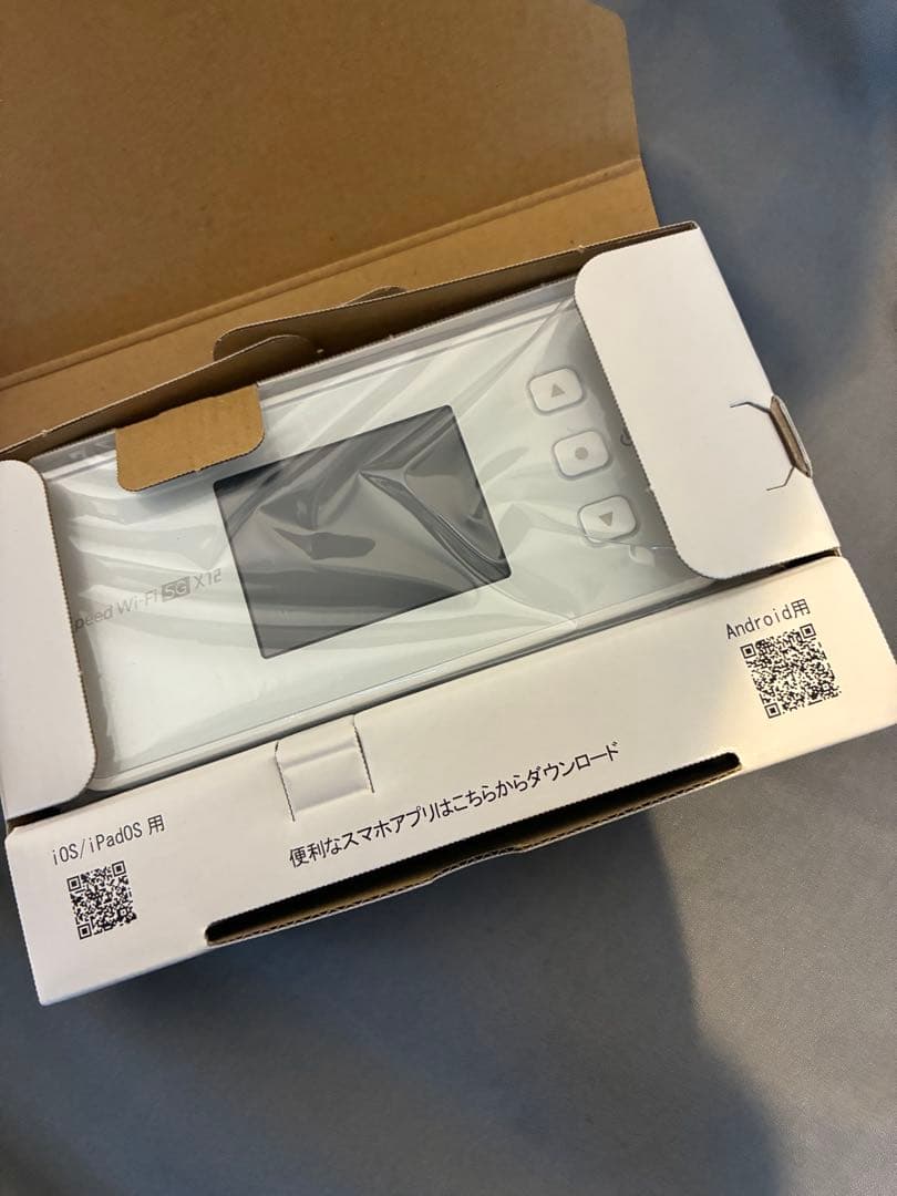 【未使用】Speed Wi-Fi 5G X12 モバイルルーター クレドール