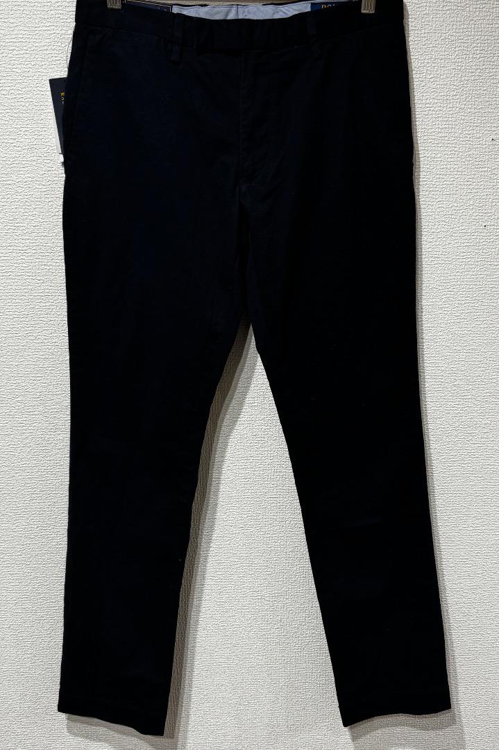 ポロラルフローレン ストレッチスリムフィットチノパンツ 30/32 紺色 新品