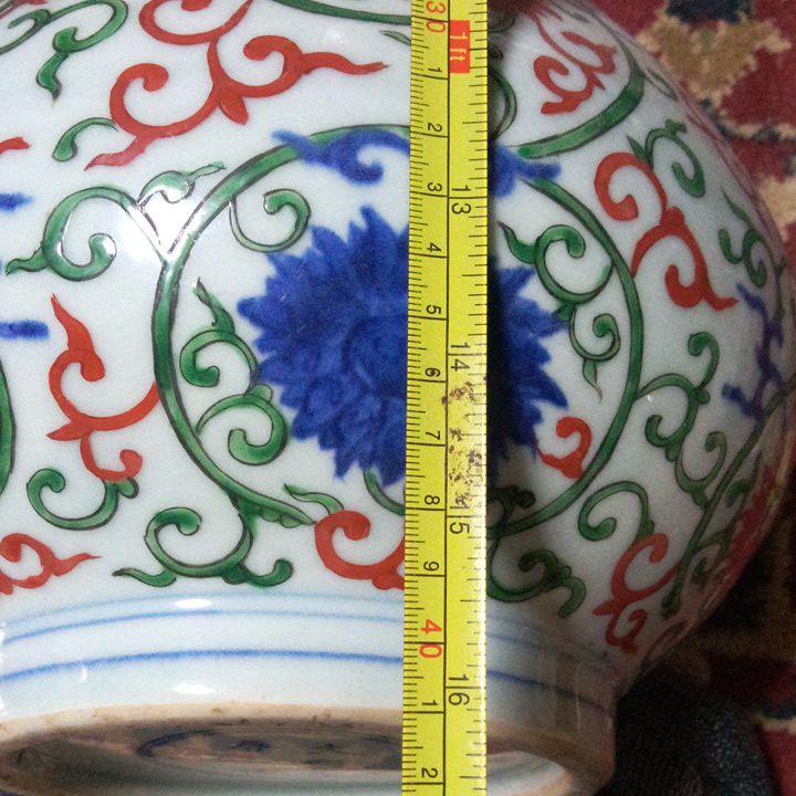 かわいい新作 中国陶磁器 明万歴赤絵 辛子型壺 陶芸 Orointegrated Coop