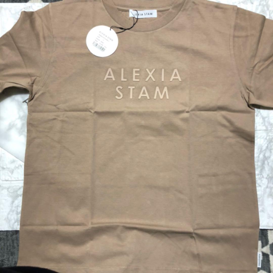 【新品タグ付き】アリシアスタン 伊勢丹限定モカTシャツ