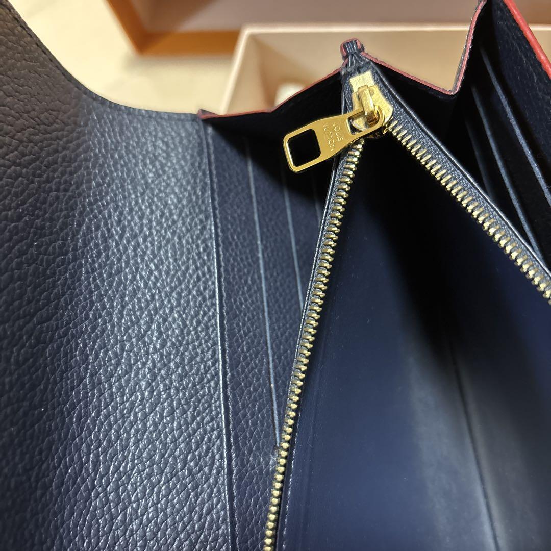 Louis Vuitton 長財布 ネイビー モノグラム