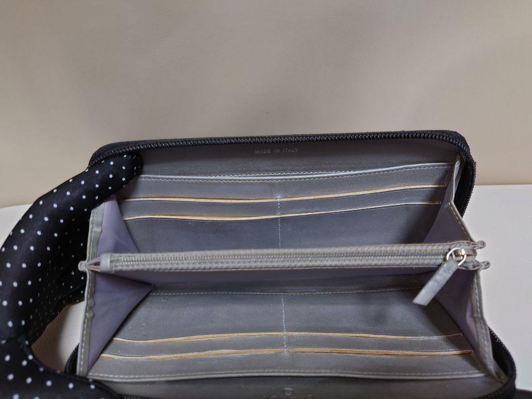 CHANEL カメリア　ラウンドファスナー 長財布