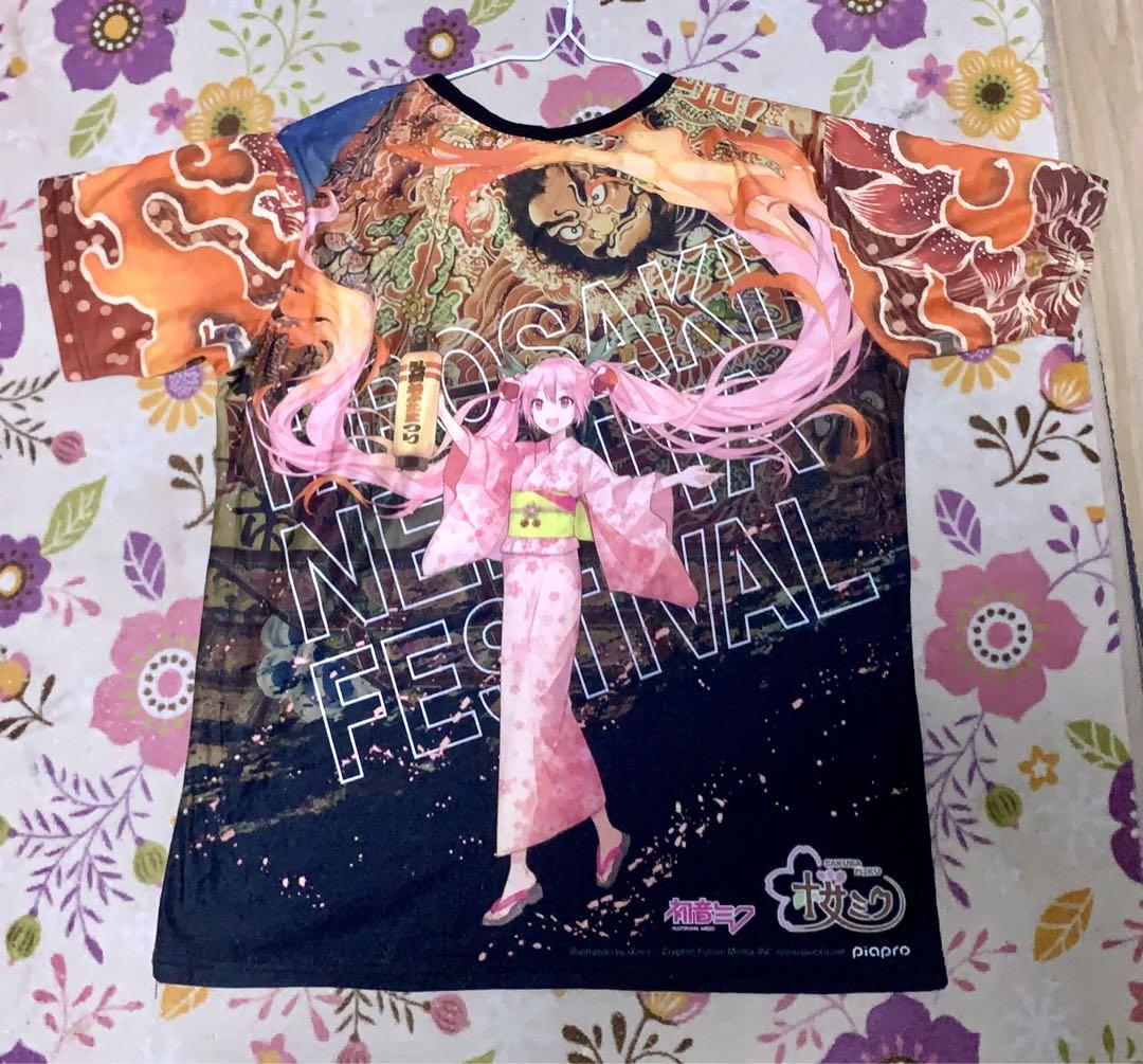 弘前ねぷたまつり× 桜ミク フルグラフィックTシャツ