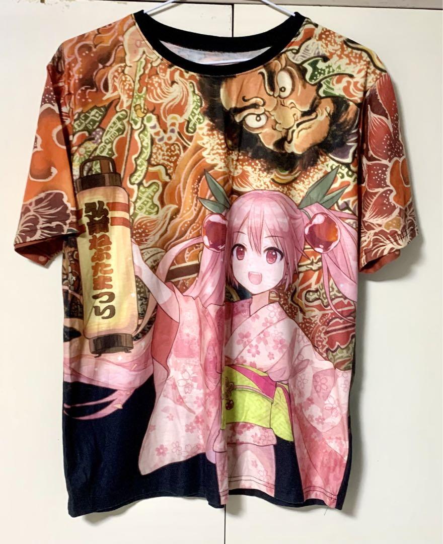 弘前ねぷたまつり× 桜ミク フルグラフィックTシャツ