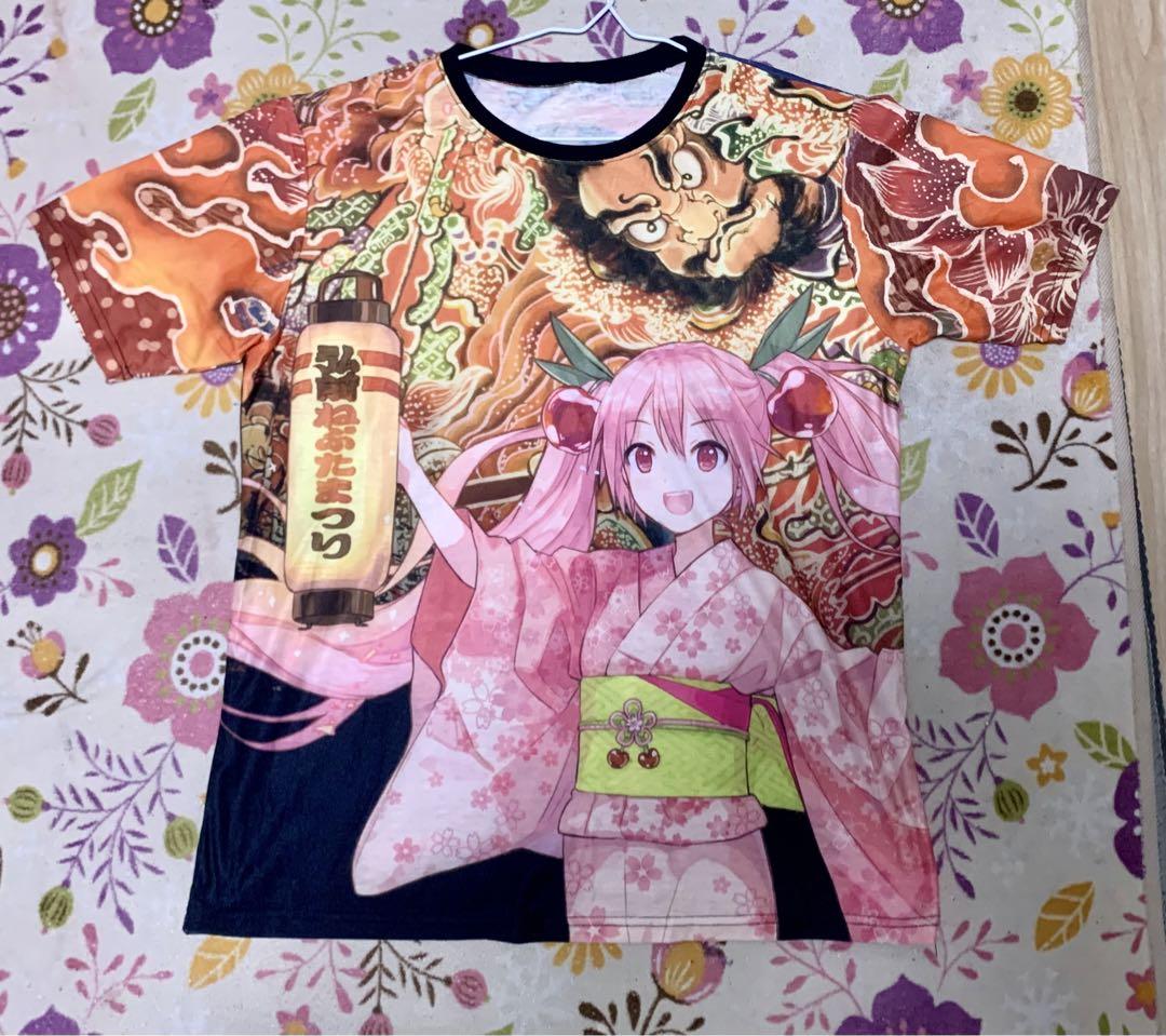 弘前ねぷたまつり× 桜ミク フルグラフィックTシャツ