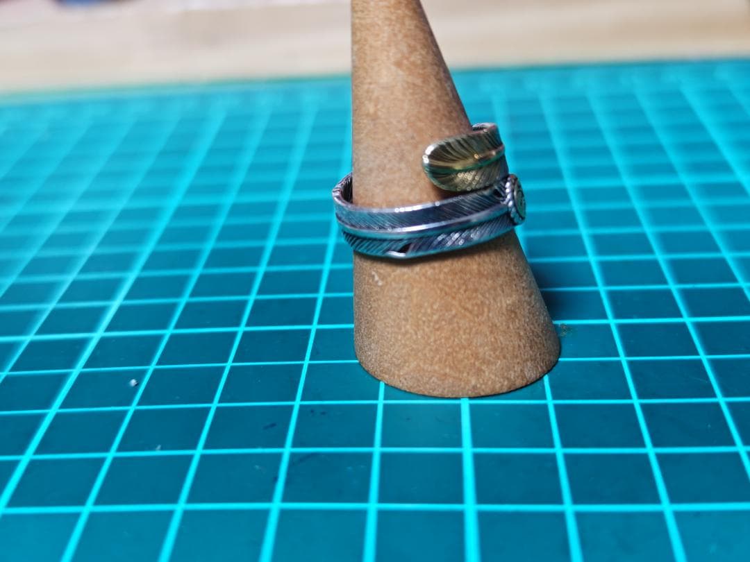 チベットシルバー指輪 バングル