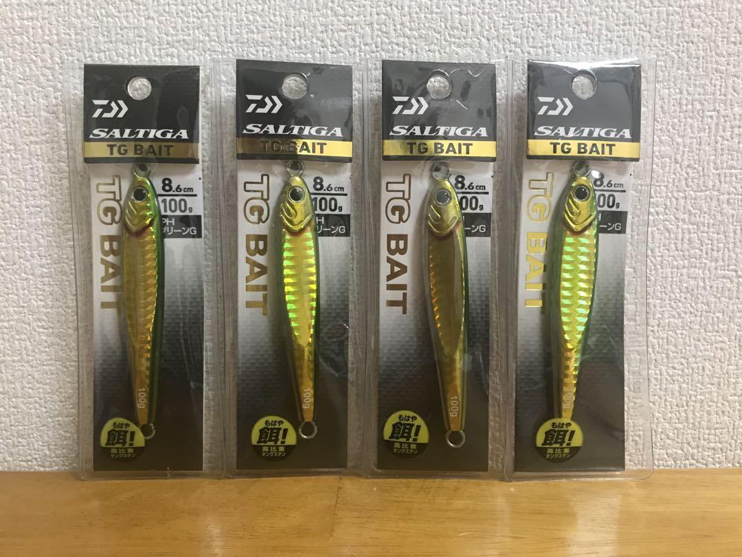 ダイワ ソルティガ TGベイト 100g×4 PHグリーンゴールド