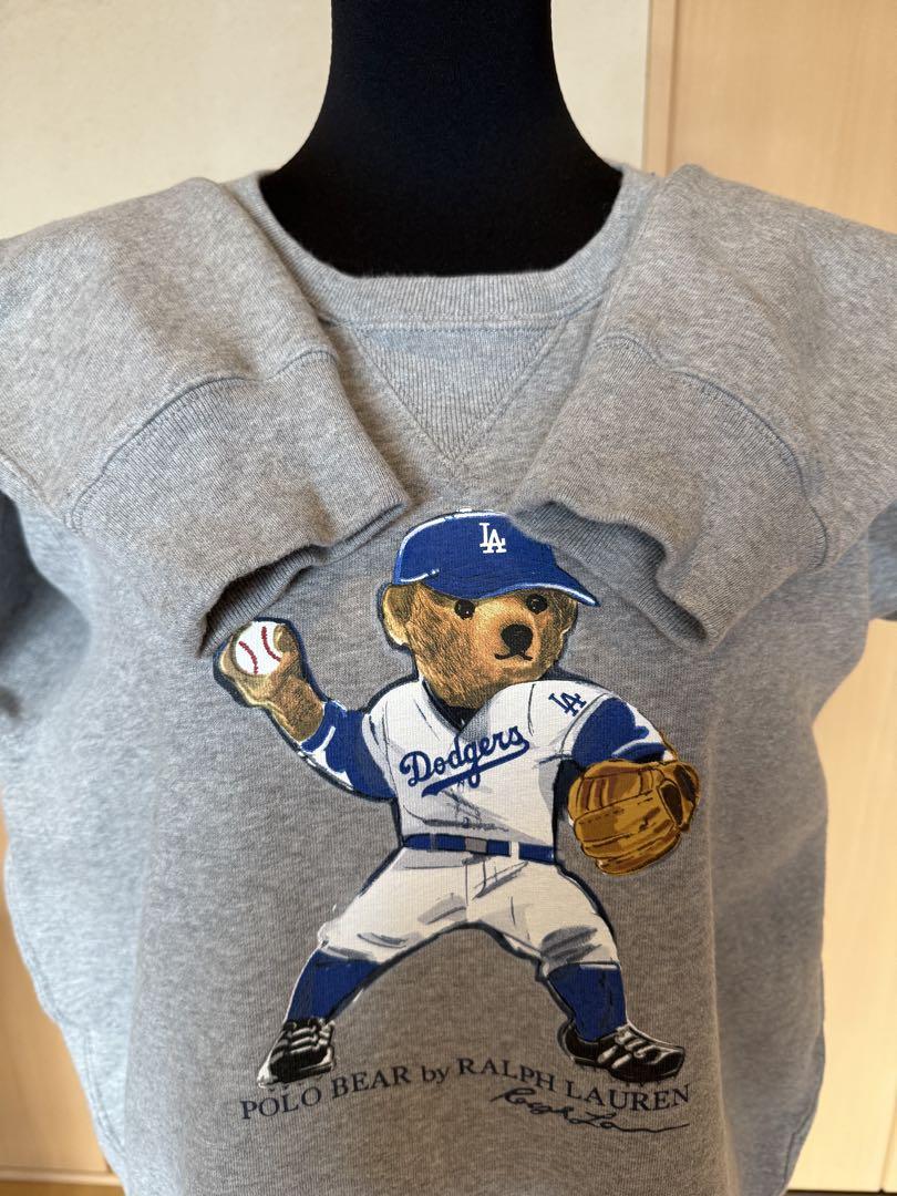★希少品★ポロラルフローレン・MLBコラボスウェット　ドジャース　Lサイズ