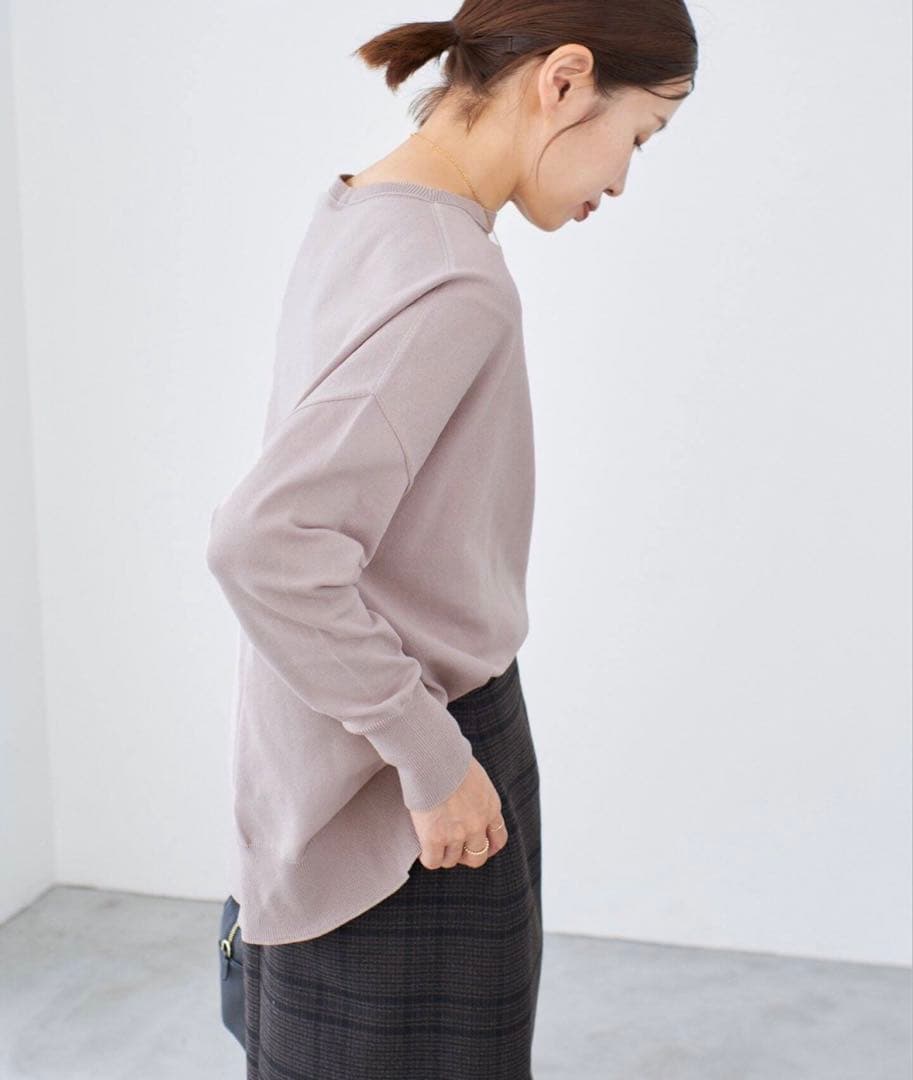 【新品未使用品】IENA コットンストレッチ NEO ワイド長袖プルオーバー 【新品未使用品】IENA コットンストレッチ NEO ワイド長袖プルオーバー