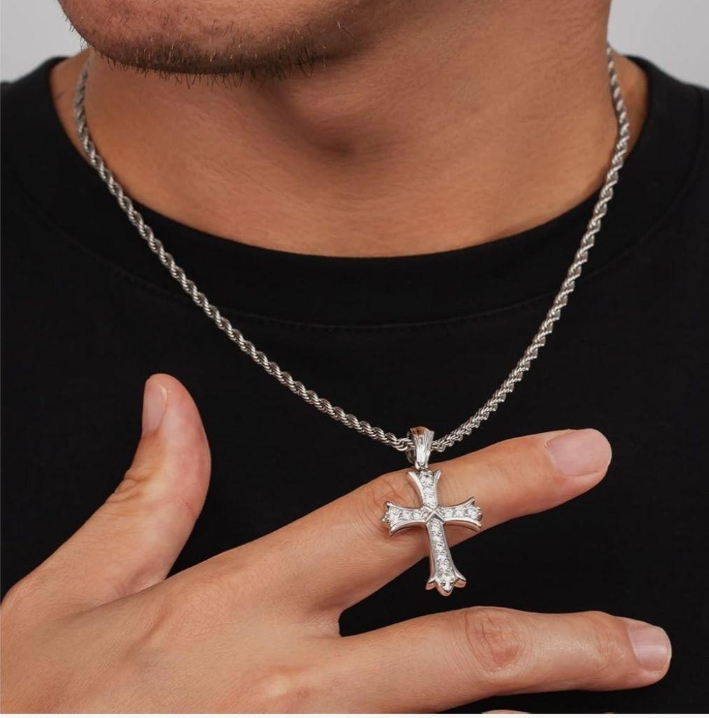 KRKC & CO クロスネックレス K14金メッキ