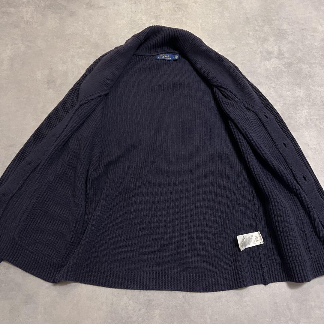 Ralph Lauren 現行タグ ショールカラーカーディガン ニット