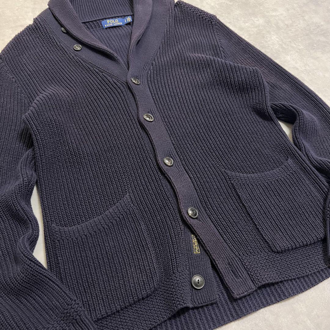 Ralph Lauren 現行タグ ショールカラーカーディガン ニット
