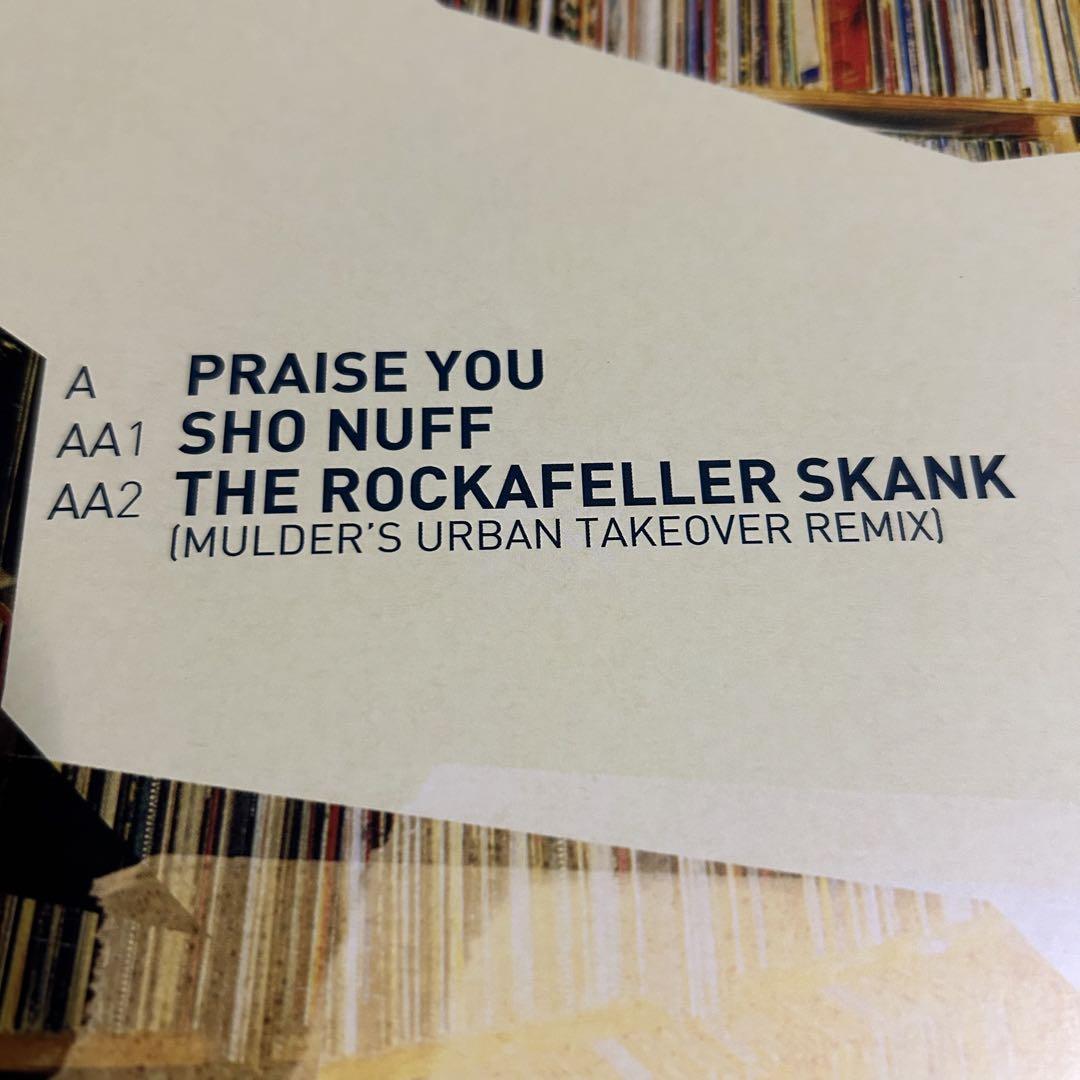 名盤］FATBOY SLIM - PRAISE YOU 12'レコード ダンス - メルカリ