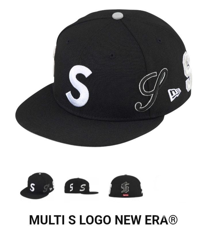 Supreme Multi S Logo New Era(黒）7-1/2