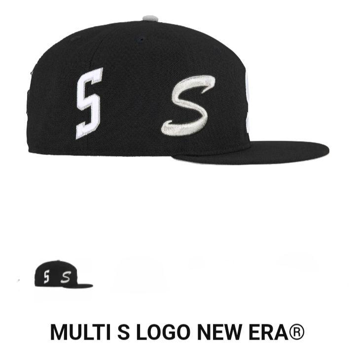 Supreme Multi S Logo New Era(黒）7-1/2