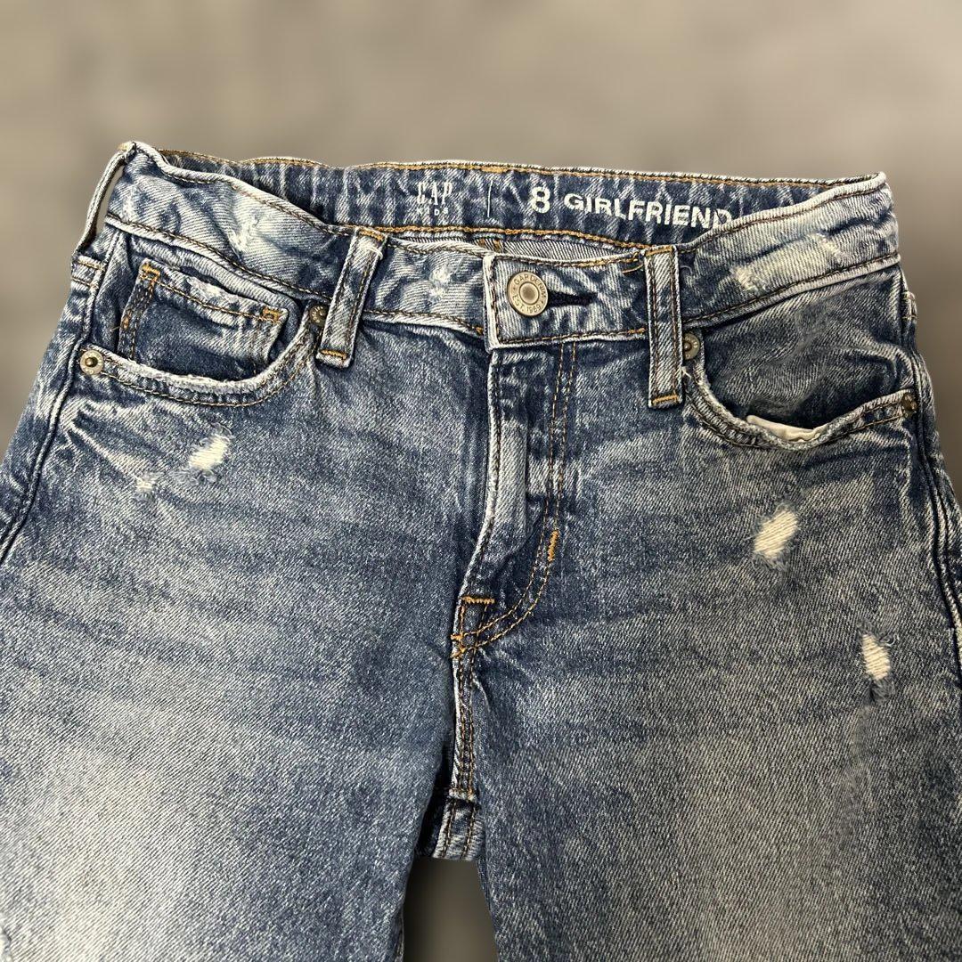 即日発送 美品 メルカリ - GAPダメージ加工デニムパンツ130サイズ ボトムス・スパッツ
