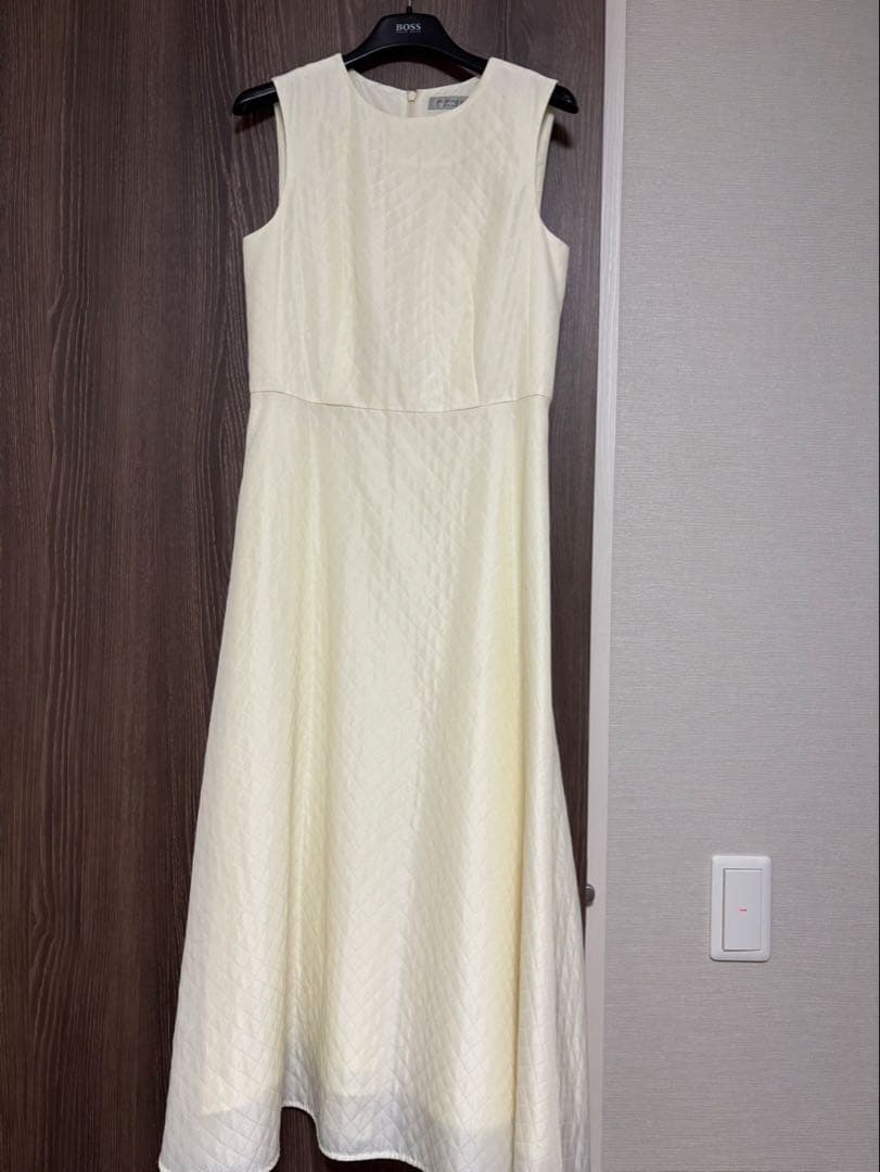 M-PREMIER ノースリーブ ロングワンピース 2色セット