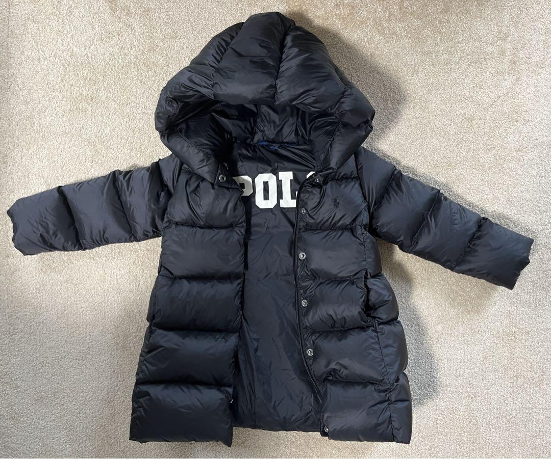 美品　ポロラルフローレン　ダウン　100 黒