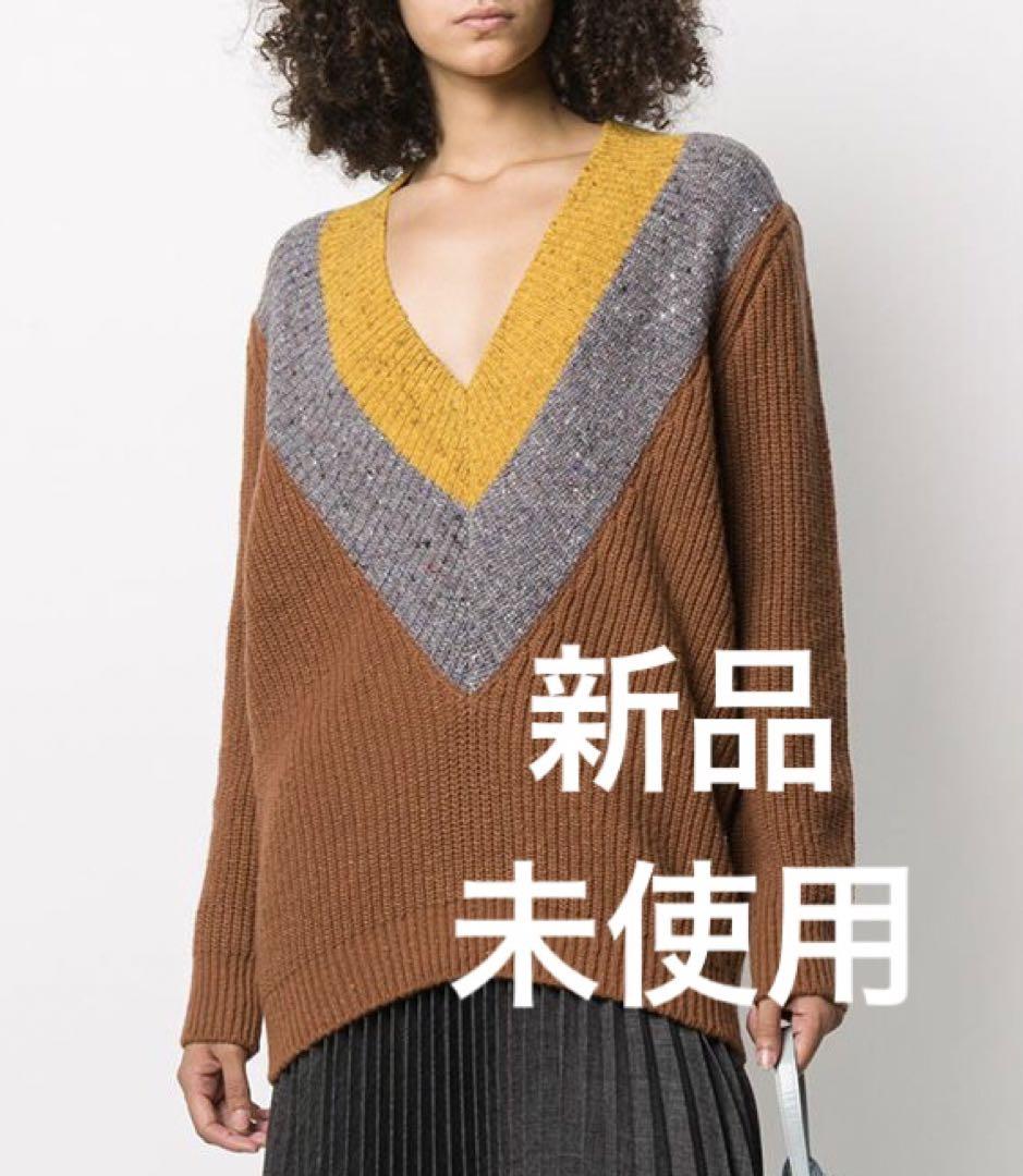 ★新品未着用品★ プランシー　ニット　カラーブロックニット