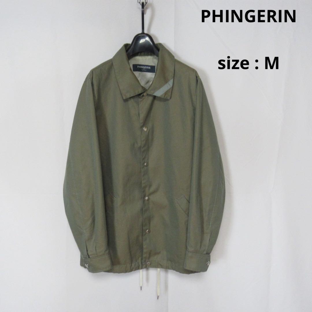 PHINGERIN / satin coach jacket blouson M