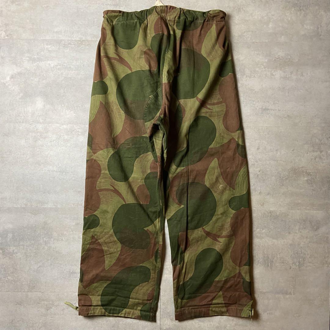 50s 超希少 前期型 最初期 ベルギー軍 ブラッシュストロークカモパンツ