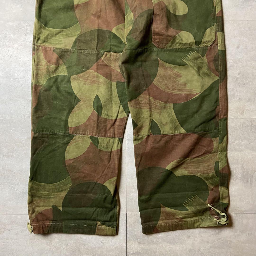 50s 超希少 前期型 最初期 ベルギー軍 ブラッシュストロークカモパンツ