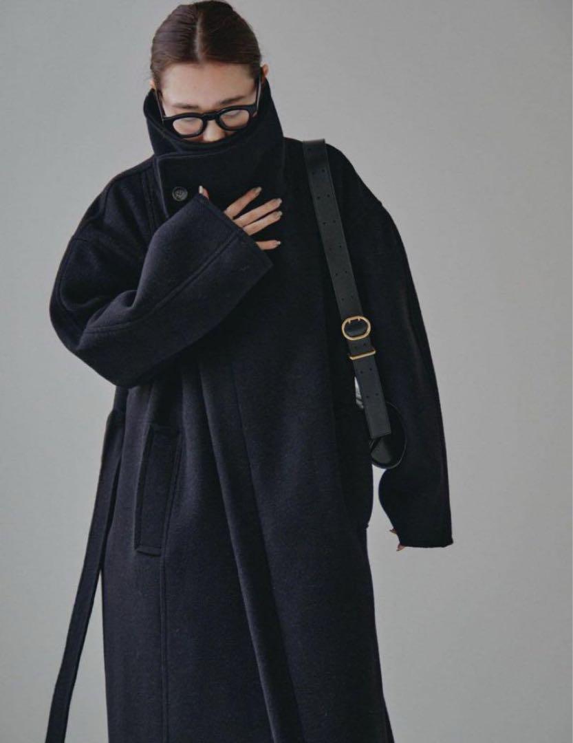 TODAYFUL Standcollar Wool Coat ブラック 38