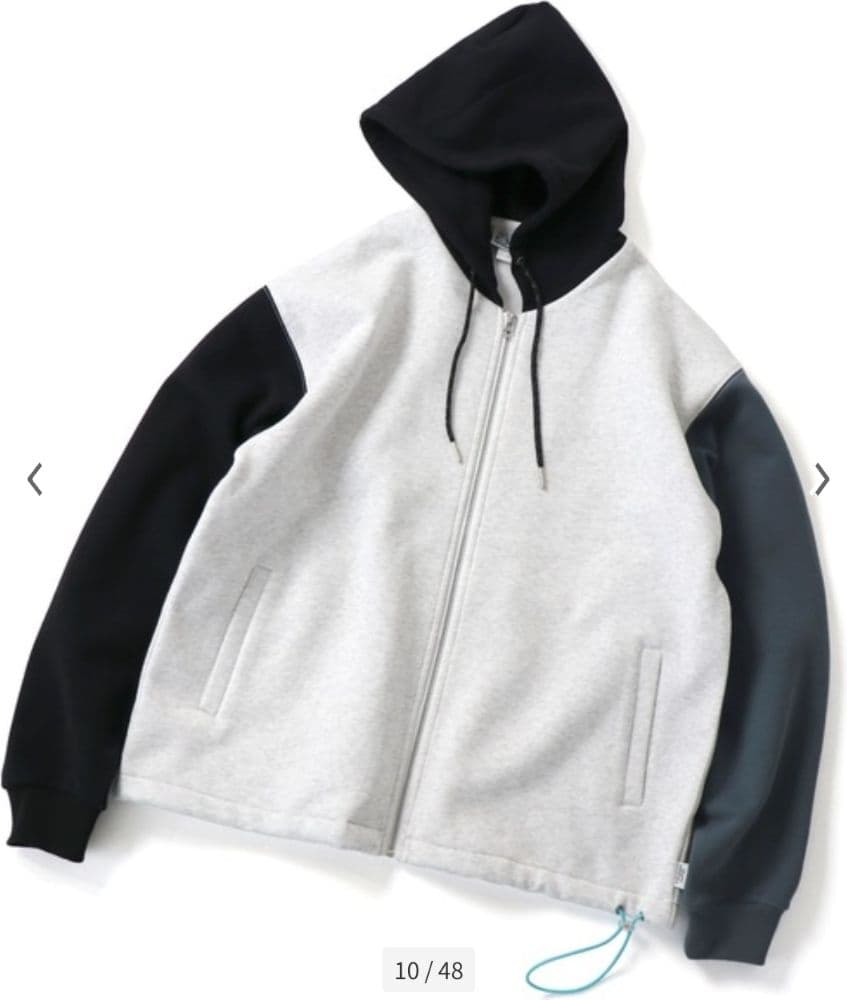 ジムマスター　裏起毛　スウェットジップパーカー