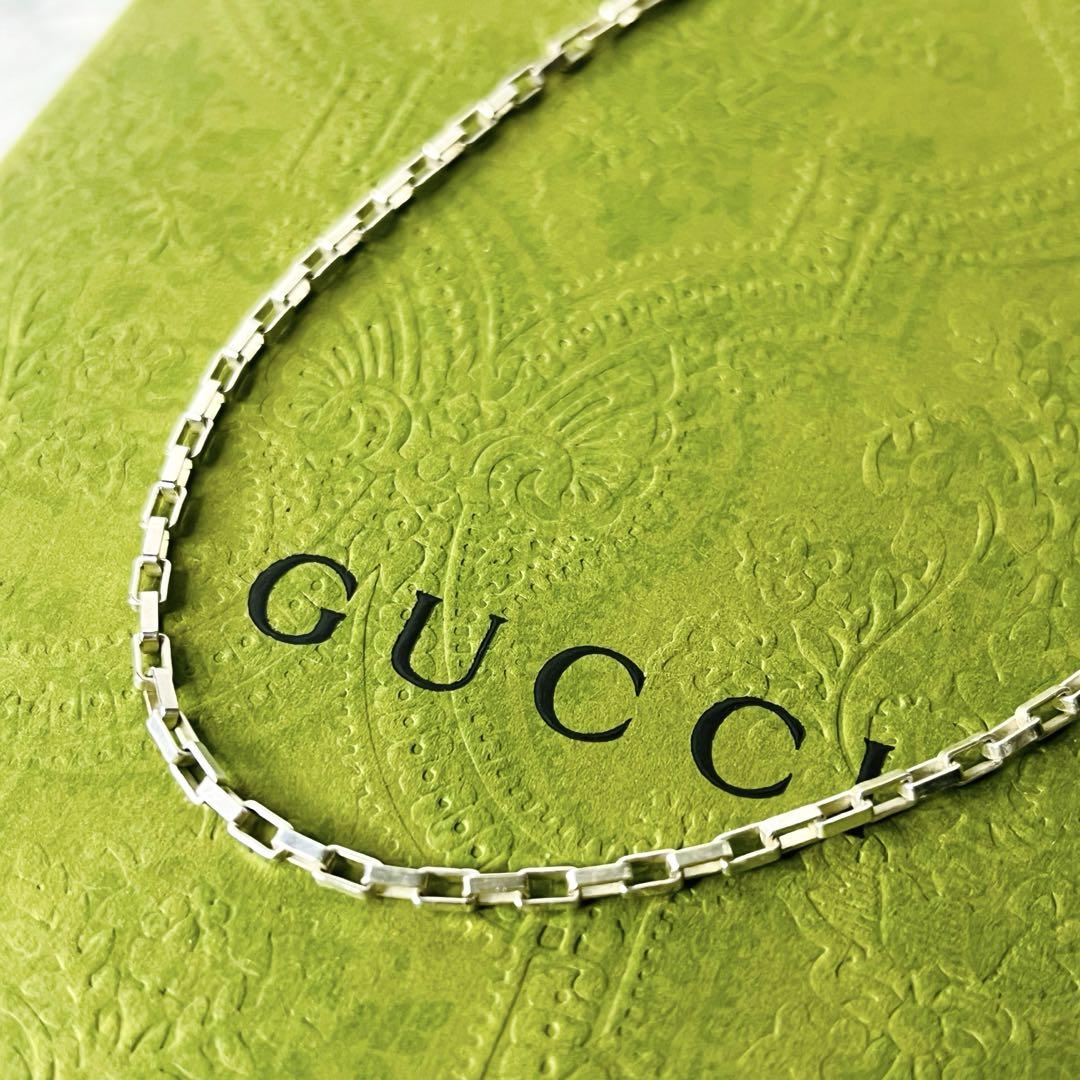 GUCCI ネックレス ベネチアンチェーン シルバー925