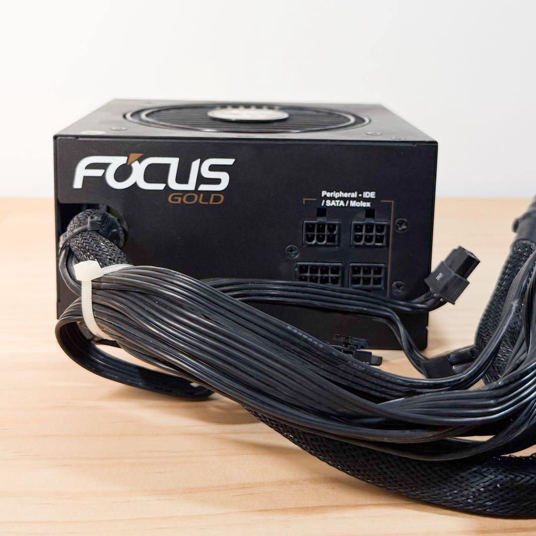 美品）SeasonicFOCUSGOLD650W80PLUSGOLD電源ユニット