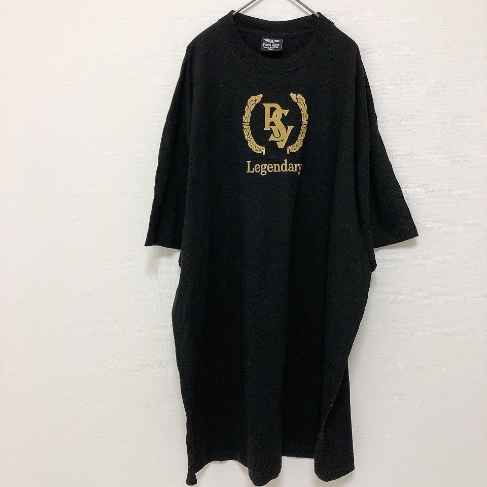 G74 ビッグサイズ 5XL ブラックTシャツ Legendaryロゴ 6L